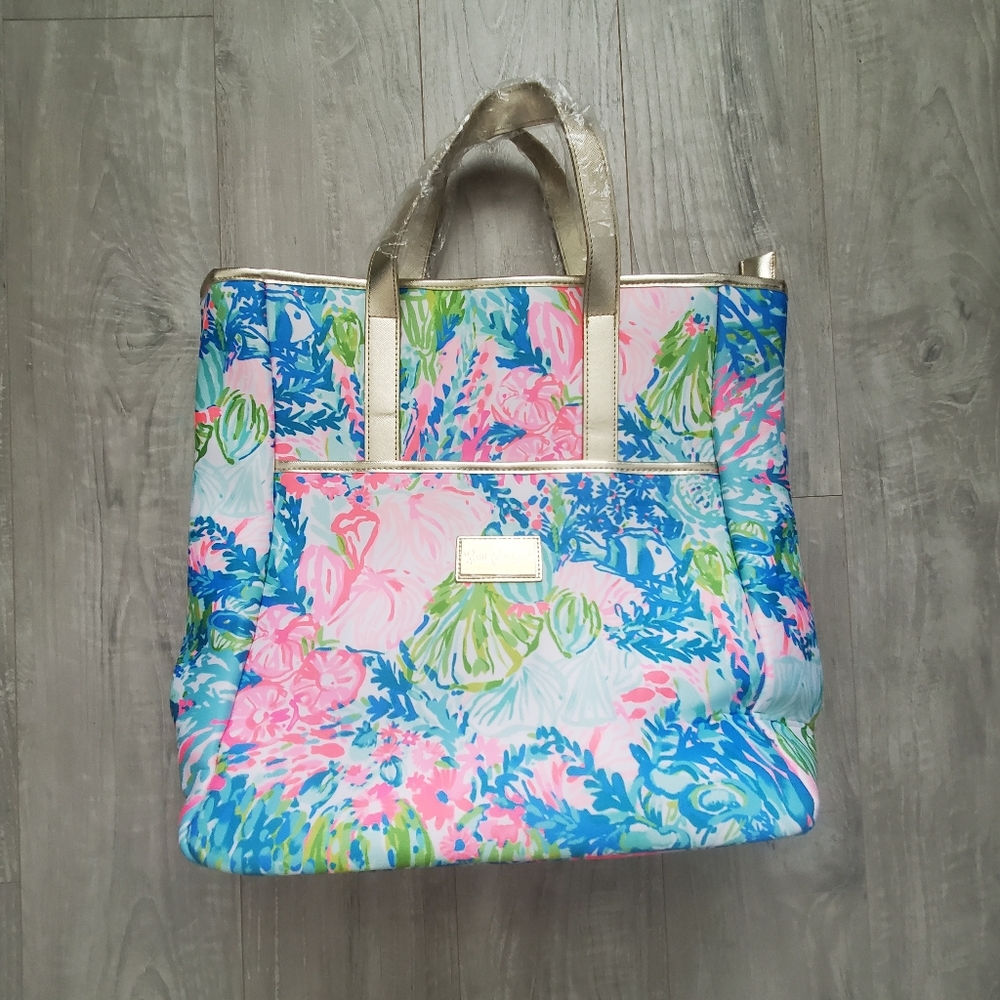 NWOT Lilly Pulitzer Convertible Tote Backpack (never used)
